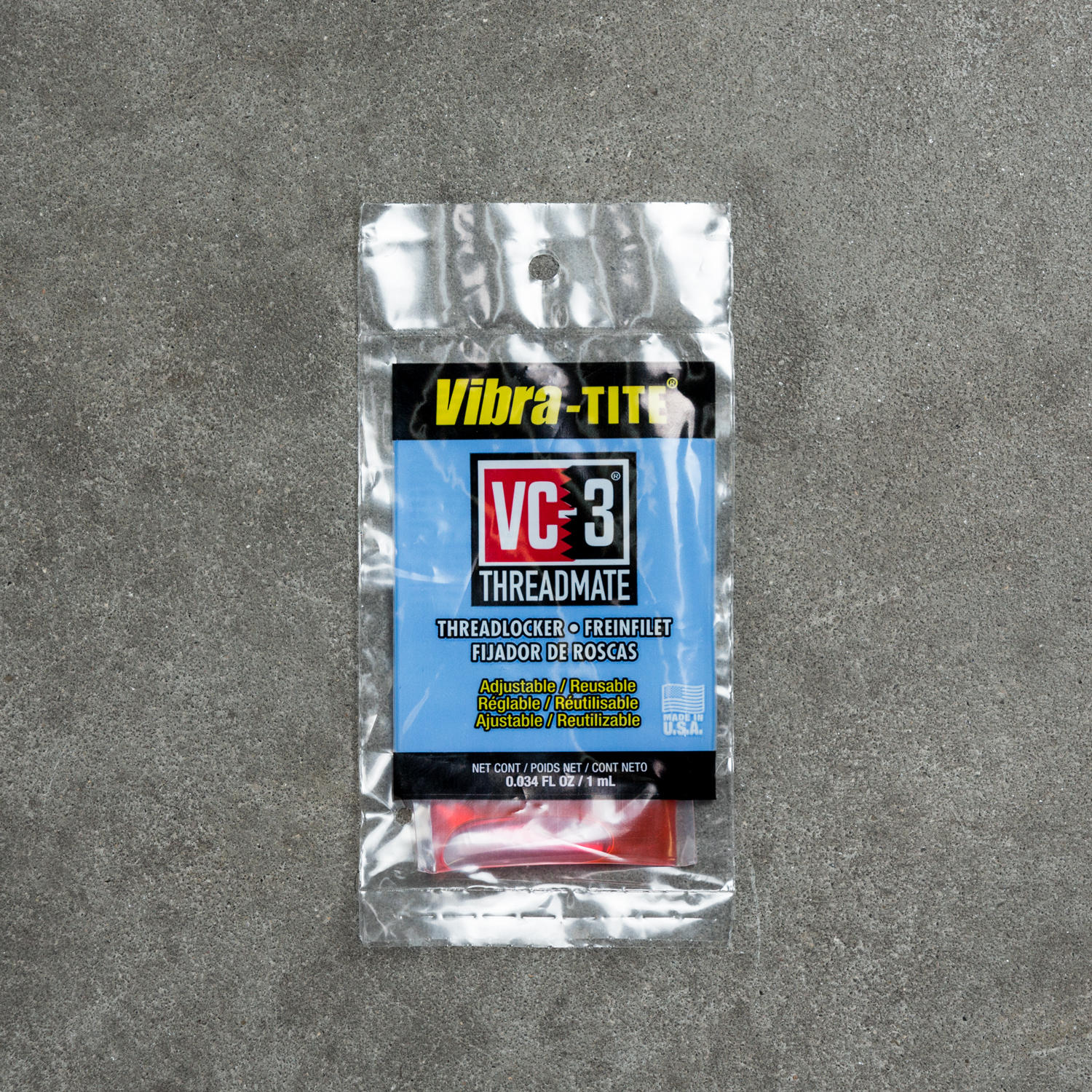 Twin Pack Of Vibra-tite VC-3 Adjustable & Reusable Thread Lock 1ml Sachet X2 